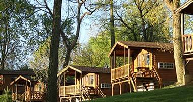 exterior of a cabin