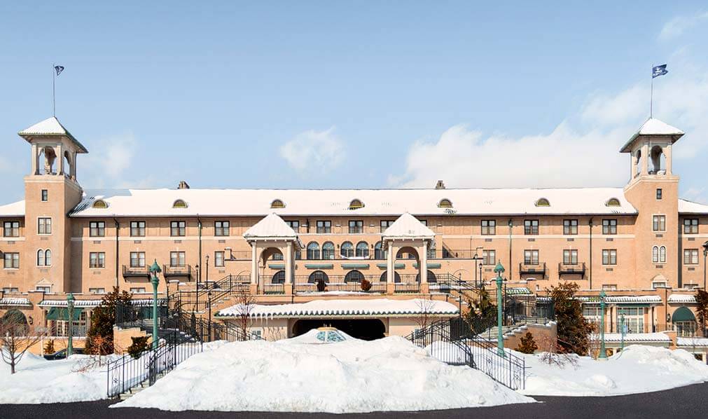 The Hotel Hershey in winter