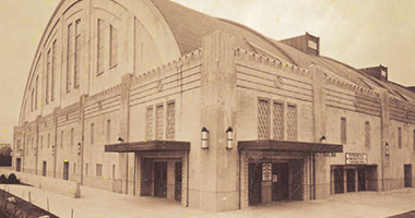 Historic Hersheypark Arena exterior shot