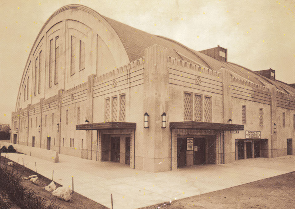 Historic Hersheypark Arena exterior shot