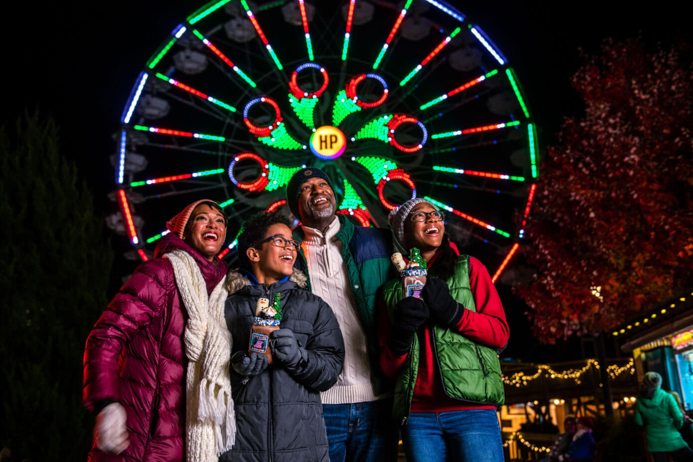 Family at Candylane