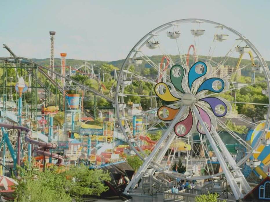 aerial view of Hersheypark