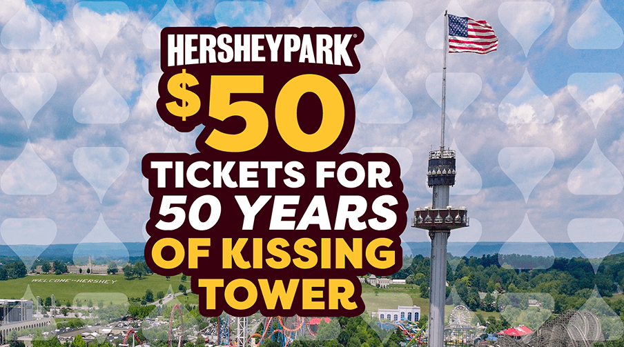 Kissing Tower at Hersheypark