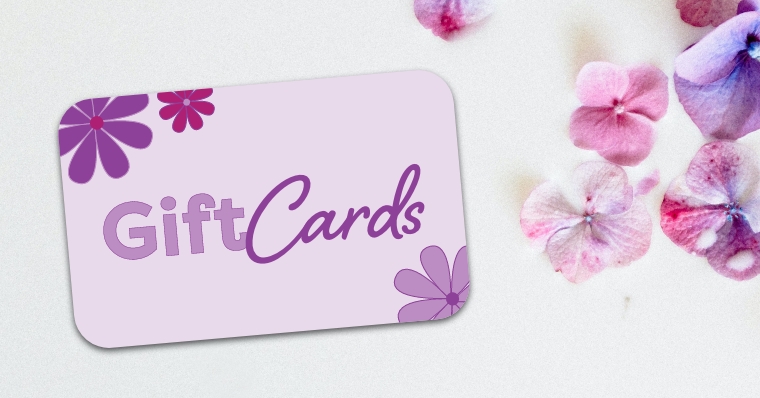Gift Card with Flowers