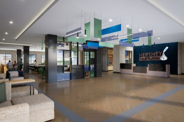 Hershey Inn & Suites lobby