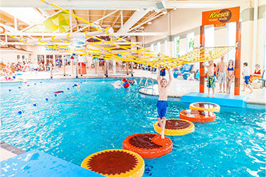 Child playing at Hershey Lodge Water Works.
