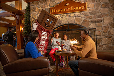 Family at Hershey Lodge.