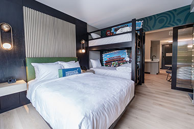 Hershey Inn & Suites family suite.