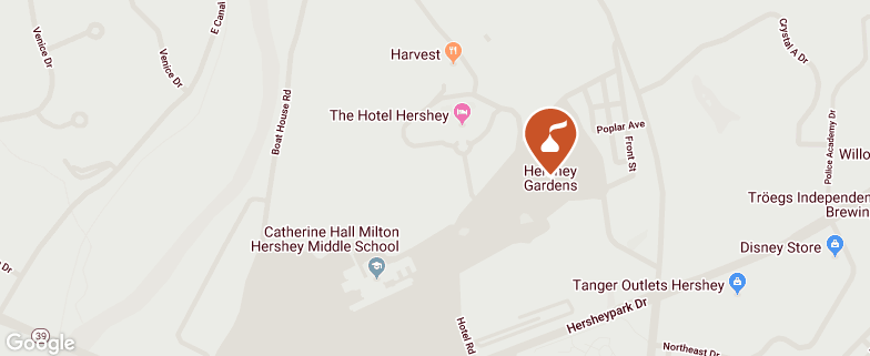 Hershey gardens map