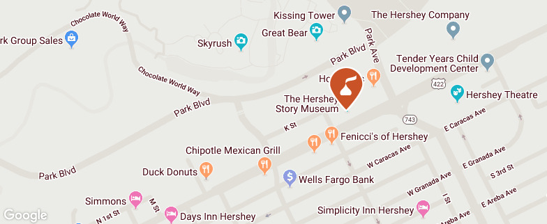 Hershey Story map