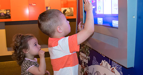 Children exploring the Museum Experience