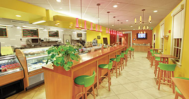 interior view of the Cocoa Beanery