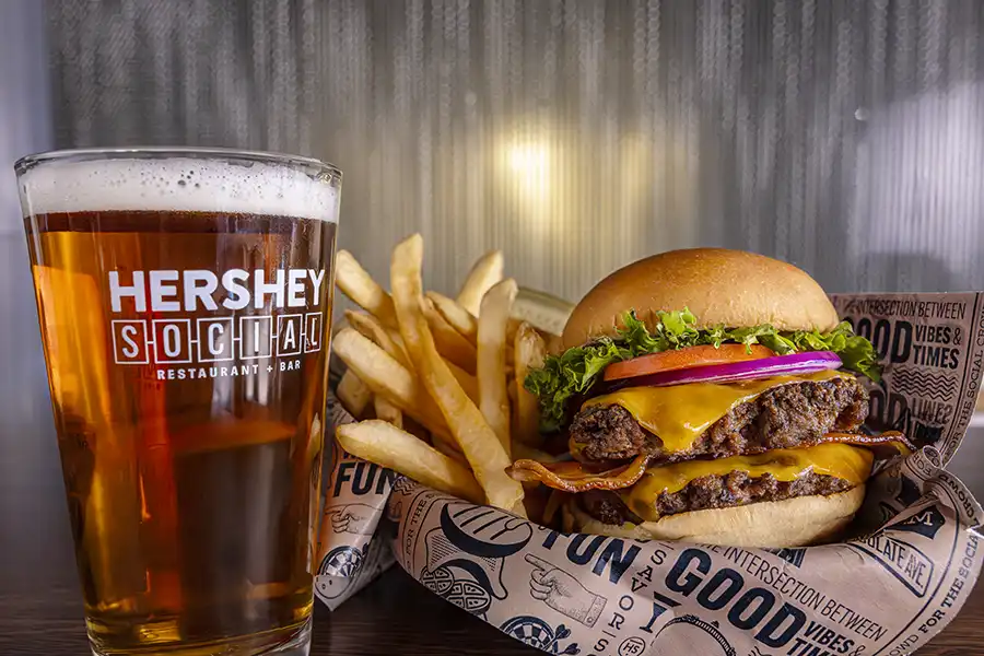 Burger at Hershey Social