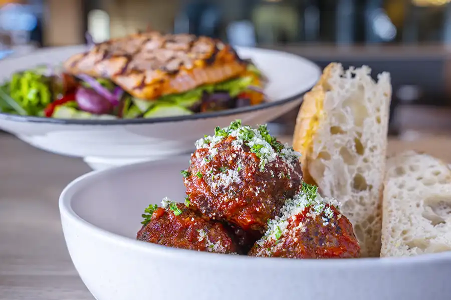 Salmon and Meatballs