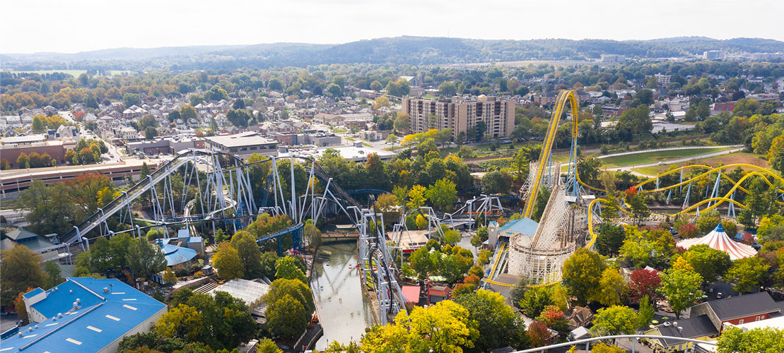 Great Bear and Skyrush at Hersheypark